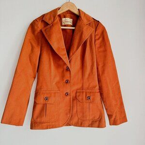 Bronson of California Orange Brown # button Classic Blazer S